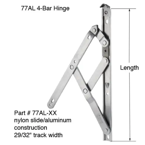 A.W. ANDERBERG 77AL 4 BAR WINDOW HINGE