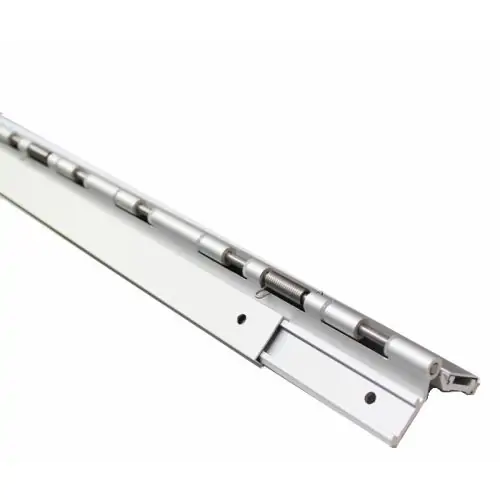 Piano Hinge W/Cover rh in/lh out 54" aluminum anodized