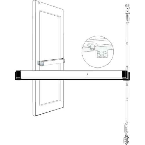 Adams Rite 8600EL Concealed Vertical Rod