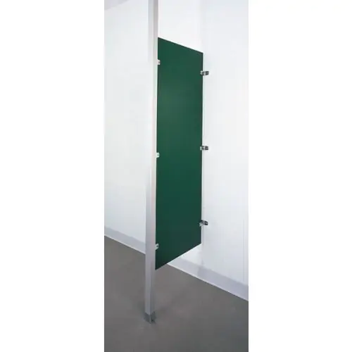 Global Partitions Solid Phenolic 10' Post & Panel