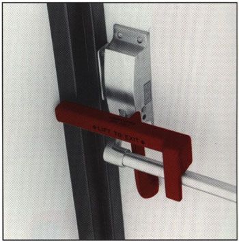Security Latch Single Door Latch L110