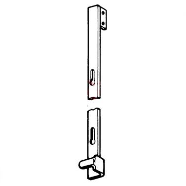 Lyon Metal Locker Latch Bar, lh