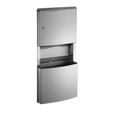 Roval Paper Towel Dispenser & Removable Waste Receptacle
