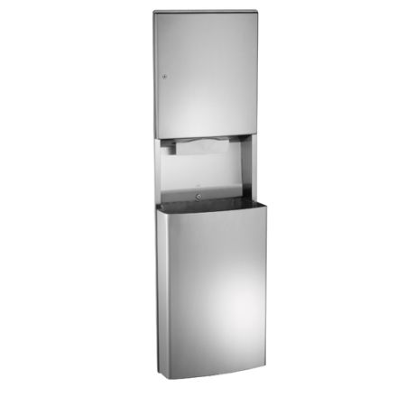 Roval Paper Towel Dispenser & Removable Waste Receptacle