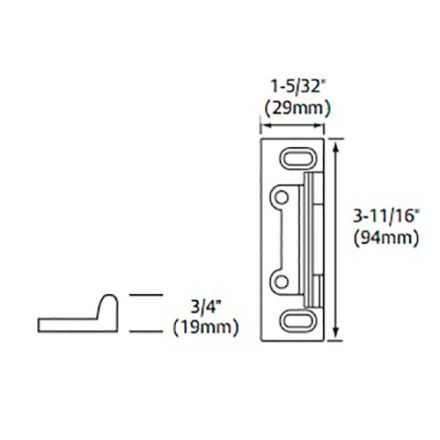 Sargent Exit Device Strike 646