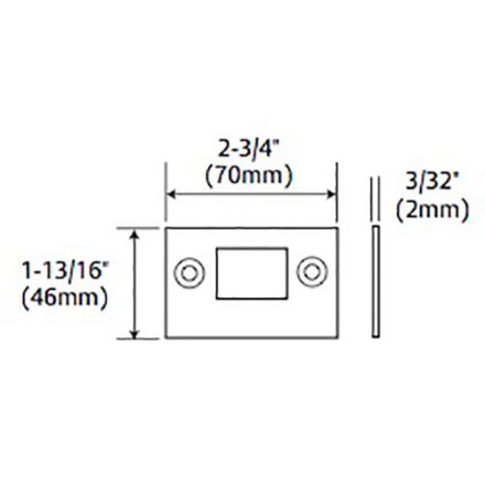 Sargent Exit Device Strike 655