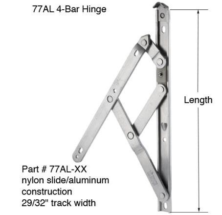 A.W. ANDERBERG 77AL 4 BAR WINDOW HINGE