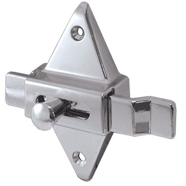Slide Bolt Latch 3/8" Bar To Door Clearance