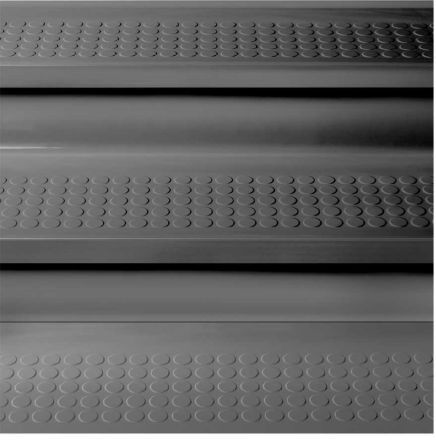 The GS920R One-Piece Rubber Stair Tread with Grit Tape
