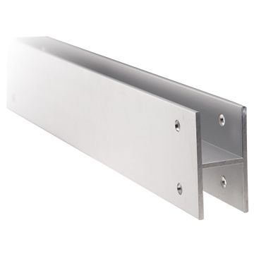Stamped SS Continuous "H" Bracket For 1" X 1" X 54"