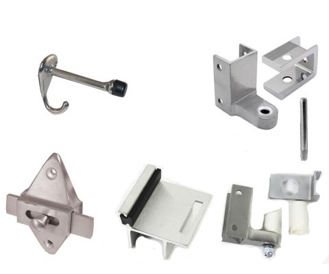 Cast SS Door Kit Inswing 1" Door 1-1/4" post
