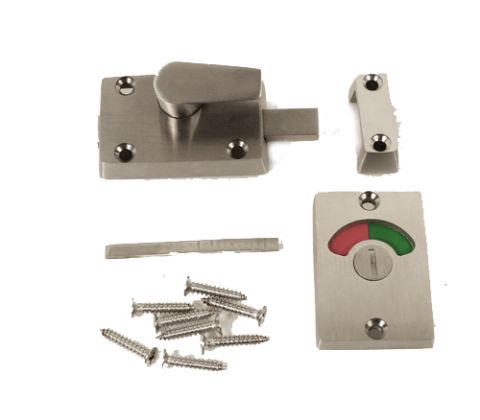 Partition Slide Latch Indicator w/keeeper Cast Stainless Steel