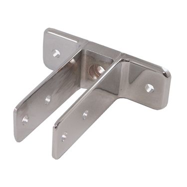 Chrome Plated Two Ear Urinal Bracket For 1-1/4" X 1-1/2" X 3-1/2