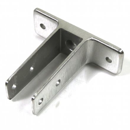 Cast SS Two Ear Urinal Screen Bracket For 1" Panel 1-1/2" x 3-1/2 