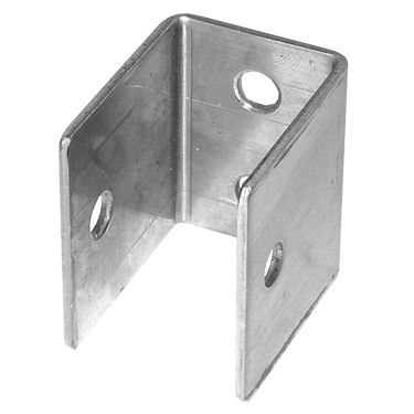 Stamped SS U Bracket 1-1/4" Panel, 1-1/2" X 1-1/2" L