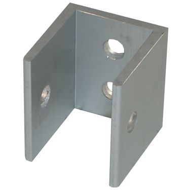 Aluminum Bracket 'U' 1" Panel, 1-1/2" x 1-3/8"