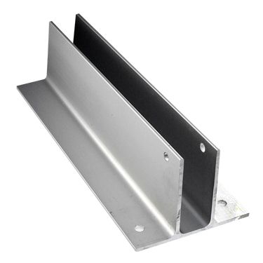 Aluminum Continuous Two Ear Bracket 1/2" X 2-1/2"X57-1/2"
