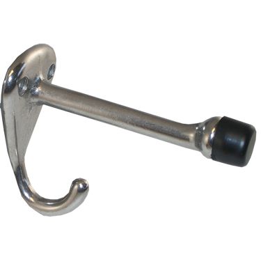 Cast SS Coat Hook & Bumper 3-1/8" Projection X 2-1/8"High