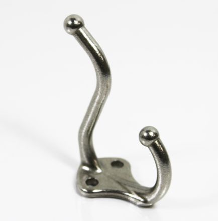 CAST SS COAT HOOK 3" PROJECTION X 1-3/4" HIGH
