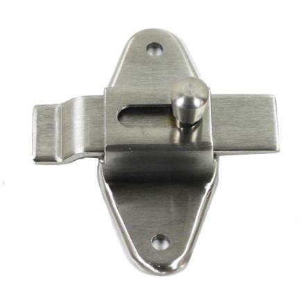 S.S. Slide Latch 3/8" Bar To Door, 3-1/2" Screws