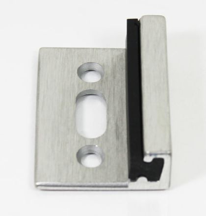 Concealed Latch Cast SS Keeper Bumper For 1-1/2" Screws