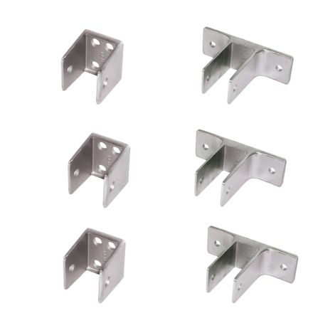 Stainless Steel Panel Bracket Kit Two Ear 3/4"