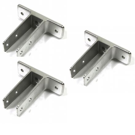 Stainless Steel Urinal Bracket Kit Two Ear 1"