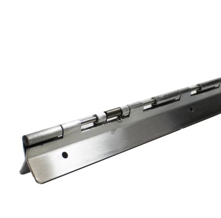 Stainless Steel Continuous Hinge, 57", Rh In, Lh Out
