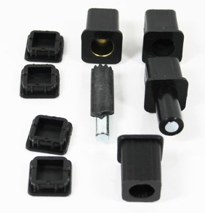 Square Barrel Nylon Insert Replacement Hinge Kit