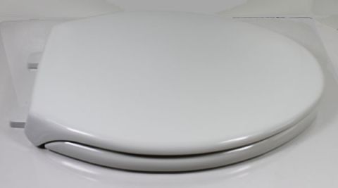 Toilet Seat White Elongated W/Cover