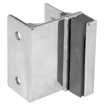 Chrome Plated Keeper Bumper For 1-1/4" Outswing Round Edge