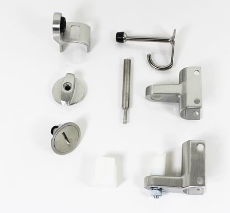 Global Partitions SS Standard Door Kit 