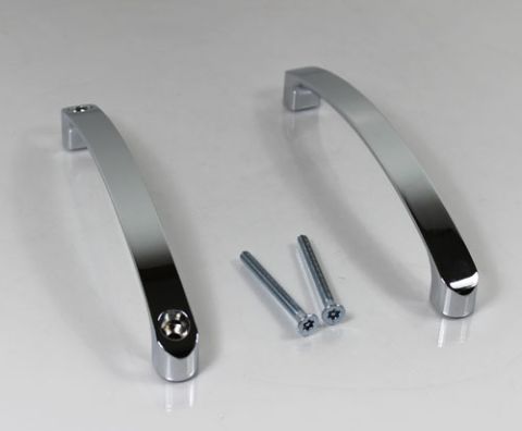 Double Door Pull 5-1/2" Chrome Plated 