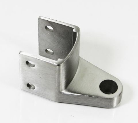 Hadrian Wrap Around Bottom Hinge Cast SS For 1-1/4" Round Edge