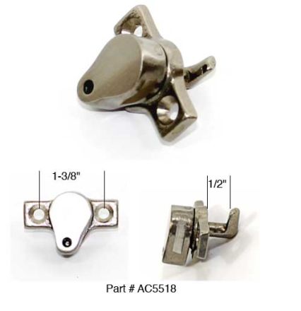 HANDLESS WINDOW FASTENER  1-3/8"