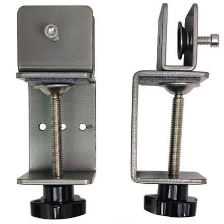 Desk Edge Swivel Clamp Plexiglass Brackets