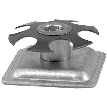 Square Tubing 1-1/4" O.D. X 1-1/8" I.D. Spring Clip
