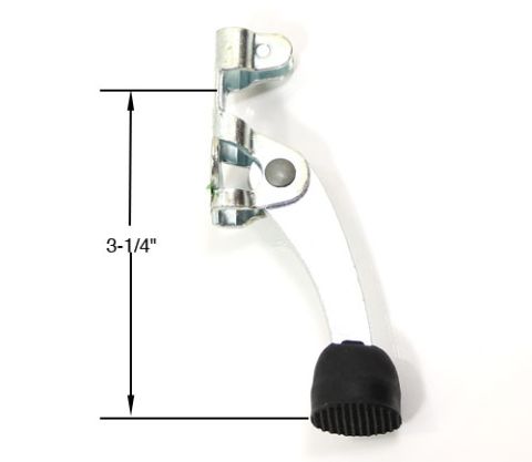 3&quot; KICK DOWN DOOR STOP-ZINC PLATED MICKEY