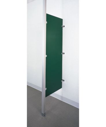 Powder Coated Metal 10' Post & Panel Urinal Screen