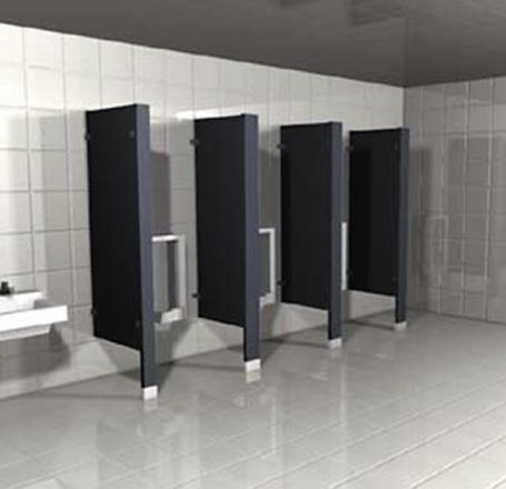 Hadrian Plastic Floor Mounted Privacy Screens