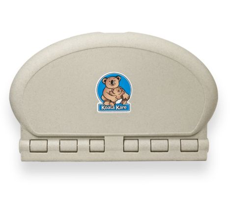Koala Oval Surface Mounted Baby Station KB208 Sandstone Closed