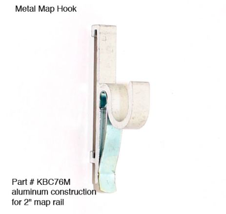 CLARIDGE METAL MAP HOOK 2"