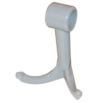 VP DOUBLE PRONG NYLON HOOK FOR ROUND TUBING