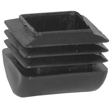 PLASTIC CHAIR TIPS SQUARE TUBING 1" O.D. X 15/16" I.D. ROCKER TYPE