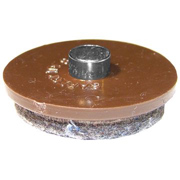 SAFEGLIDES-BROWN 7/8" BASE DIAMETER NAIL ON GLIDE