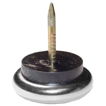 1-1/4" NAIL ON GLIDE NICKEL BASE