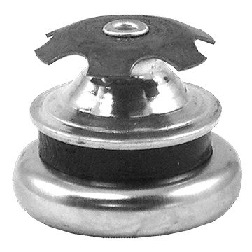 NON SWIVEL GLIDE 3/4" O.D. X 9/16" I.D. NICKEL BASE