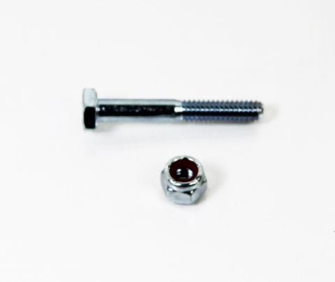 Replacement Medart Bleacher Axle Pin with bolt & lock nut