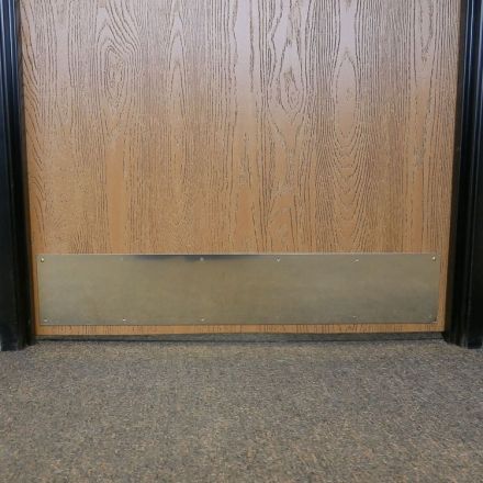 Gold Aluminum Kick Plate