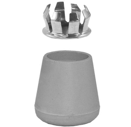 Reinforced Rubber Chair Tips 1"